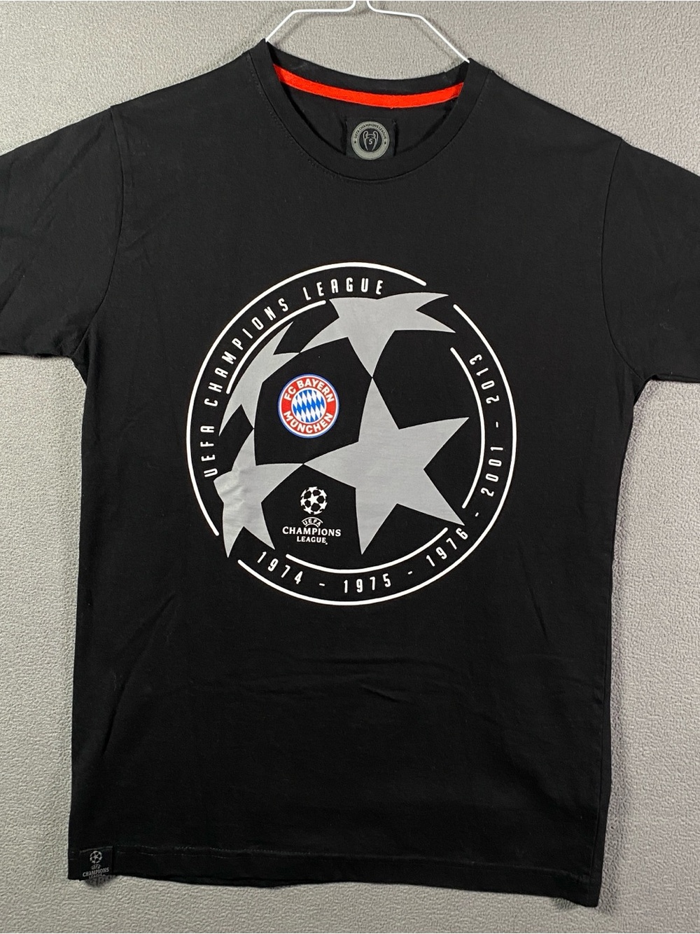 FC Bayern Black Champions League Graphic Tee